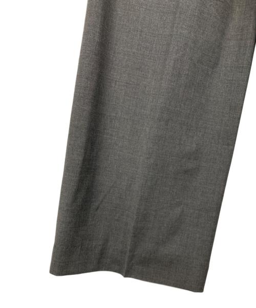 yo BIOTOP（ヨー ビオトープ）yo BIOTOP (ヨー ビオトープ) High waist slacks/ハイウエストスラックス グレーの古着・服飾アイテム