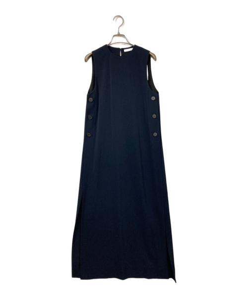 NEAU（ニュー）NEAU (ニュー) サイドスリットワンピース ネイビー サイズ:F 未使用品の古着・服飾アイテム