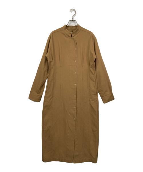 NOWOS（ノーウォス）nowos (ノーウォス) cotton wool gown ブラウン サイズ:Sの古着・服飾アイテム