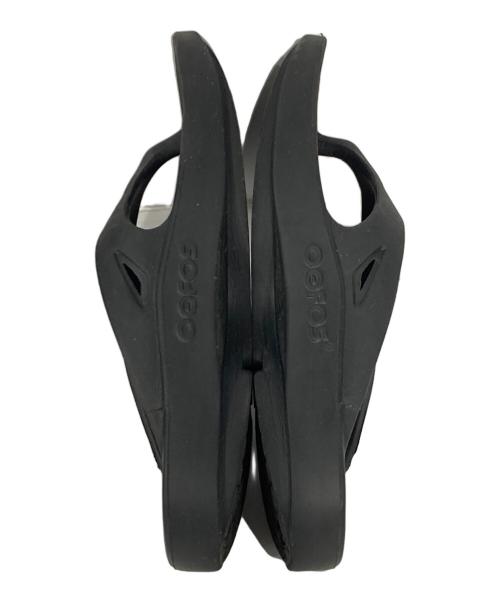 OOFOS（ウーフォス）OOFOS (ウーフォス) リカバリーサンダル ブラック サイズ:W7の古着・服飾アイテム