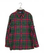 POLO RALPH LAURENポロ・ラルフローレン）の古着「タータンチェックシャツ」｜グリーン