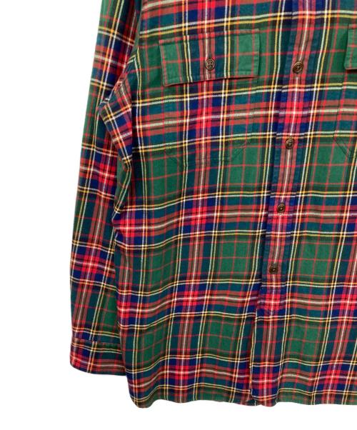 POLO RALPH LAUREN（ポロ・ラルフローレン）POLO RALPH LAUREN (ポロ・ラルフローレン) タータンチェックシャツ グリーン サイズ:Lの古着・服飾アイテム