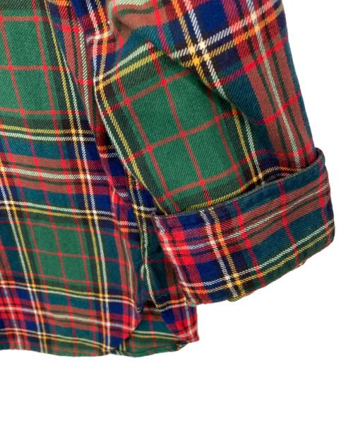 POLO RALPH LAUREN（ポロ・ラルフローレン）POLO RALPH LAUREN (ポロ・ラルフローレン) タータンチェックシャツ グリーン サイズ:Lの古着・服飾アイテム