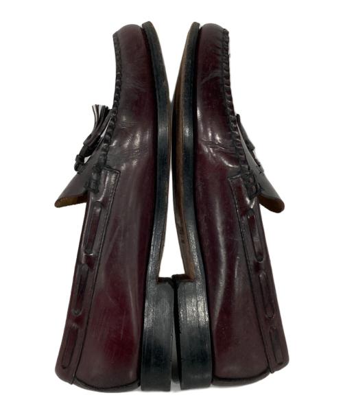 BASS（バス）BASS (バス) タッセルローファー バーガンディー サイズ:9Dの古着・服飾アイテム