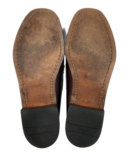 BASS（バス）BASS (バス) タッセルローファー バーガンディー サイズ:9Dの古着・服飾アイテム