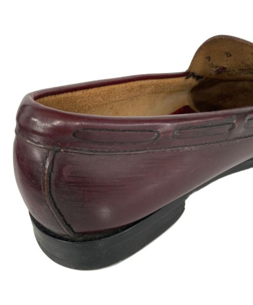 BASS（バス）BASS (バス) タッセルローファー バーガンディー サイズ:9Dの古着・服飾アイテム