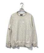 THE NORTH FACEザ ノース フェイス）の古着「ロゴ刺繍クルーネックスウェット」｜ベージュ