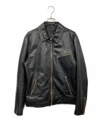 HOSU.ATPDホス）の古着「ディアスキンレザージャケット」｜ブラック