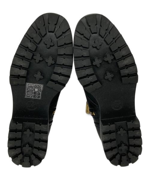 MICHAEL KORS（マイケル・コース）MICHAEL KORS (マイケル・コース) サイドジップレースアップブーツ ブラック サイズ:6.5Mの古着・服飾アイテム