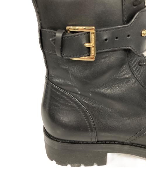 MICHAEL KORS（マイケル・コース）MICHAEL KORS (マイケル・コース) サイドジップレースアップブーツ ブラック サイズ:6.5Mの古着・服飾アイテム