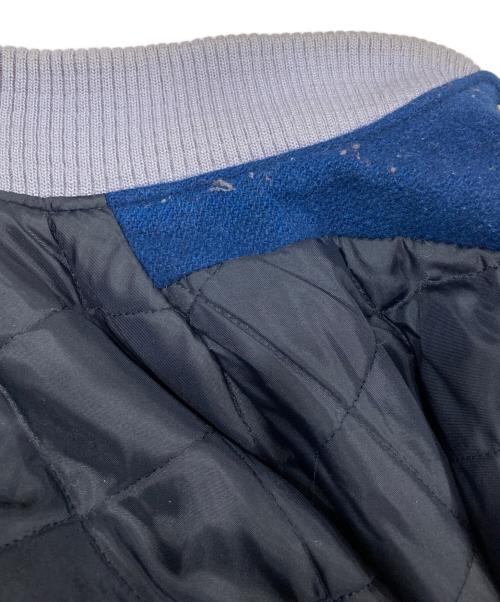 NIKE（ナイキ）NIKE (ナイキ) レザー切替スタジャン ブルー×ベージュ サイズ:Mの古着・服飾アイテム