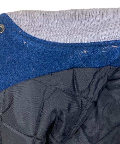 NIKE（ナイキ）NIKE (ナイキ) レザー切替スタジャン ブルー×ベージュ サイズ:Mの古着・服飾アイテム