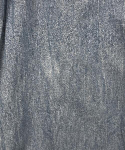 niko and（ニコアンド）niko and (ニコアンド) tsumori chisato (ツモリチサト) 猫刺繍シャンブレーパンツ インディゴ サイズ:Lの古着・服飾アイテム