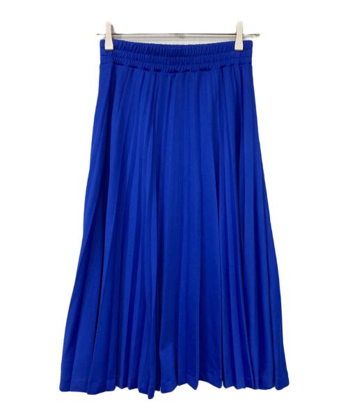 ZUCCA（ズッカ）ZUCCA (ズッカ) プリーツスカート ブルー サイズ:Mの古着・服飾アイテム