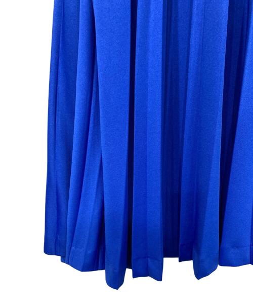 ZUCCA（ズッカ）ZUCCA (ズッカ) プリーツスカート ブルー サイズ:Mの古着・服飾アイテム