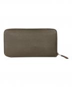 ）の古着「ラウンドジップウォレット」｜エトゥープ