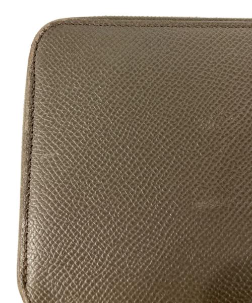 HERMES（エルメス）HERMES (エルメス) ラウンドジップウォレット エトゥープの古着・服飾アイテム