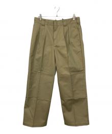 Dickies×Saturdays NYC（ディッキーズ×サタデーズ ニューヨーク）の古着「Double Knee Work Pants」｜ベージュ