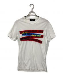 DSQUARED2（ディースクエアード）の古着「プリントTシャツ」｜ホワイト