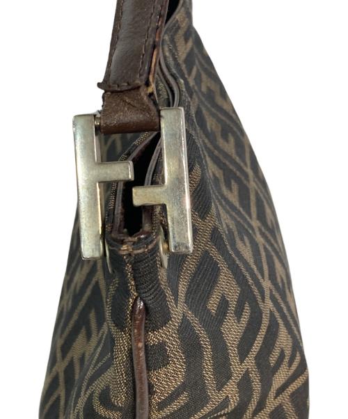 FENDI（フェンディ）FENDI (フェンディ) ズッカ柄ワンショルダーバッグ ブラウンの古着・服飾アイテム