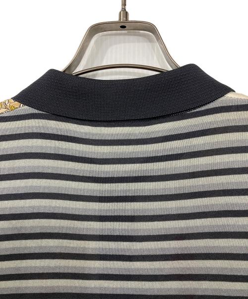 HERMES（エルメス）HERMES (エルメス) 切替スカーフロングセリエボタンシャツ グレー サイズ:42の古着・服飾アイテム