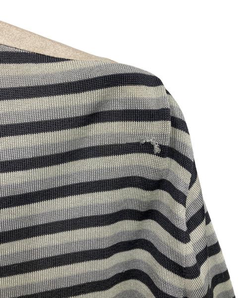 HERMES（エルメス）HERMES (エルメス) 切替スカーフロングセリエボタンシャツ グレー サイズ:42の古着・服飾アイテム