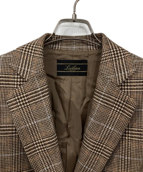 Leilian（レリアン）LEILIAN (レリアン) カシミヤテーラードジャケット ベージュ サイズ:11の古着・服飾アイテム