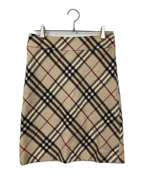 BURBERRY LONDON（バーバリーロンドン）BURBERRY LONDON (バーバリーロンドン) チェックスカート ベージュ サイズ:40の古着・服飾アイテム