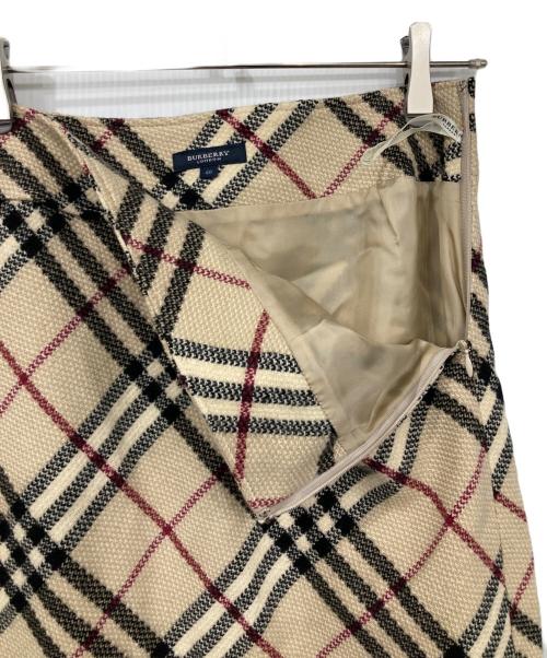 BURBERRY LONDON（バーバリーロンドン）BURBERRY LONDON (バーバリーロンドン) チェックスカート ベージュ サイズ:40の古着・服飾アイテム