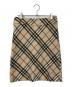 BURBERRY LONDON（バーバリーロンドン）の古着「チェックスカート」｜ベージュ