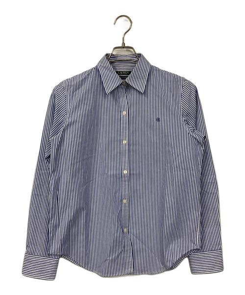 LAUREN RALPH LAUREN（ローレンラルフローレン）LAUREN RALPH LAUREN (ローレンラルフローレン) ストライプシャツ ブルー×ホワイト サイズ:Sの古着・服飾アイテム