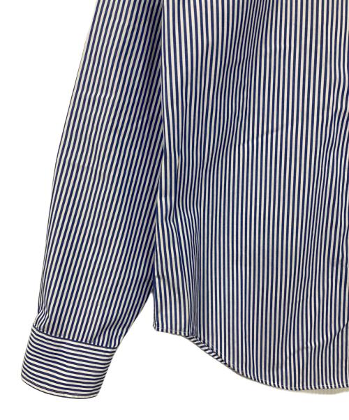 LAUREN RALPH LAUREN（ローレンラルフローレン）LAUREN RALPH LAUREN (ローレンラルフローレン) ストライプシャツ ブルー×ホワイト サイズ:Sの古着・服飾アイテム