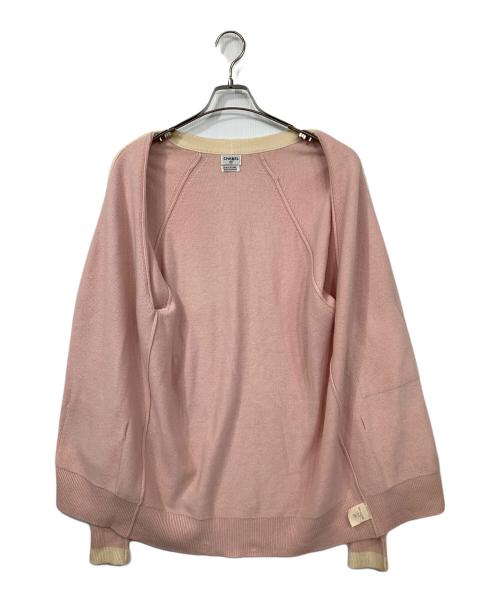 CHANEL（シャネル）CHANEL (シャネル) アンサンブルカーディガン ピンク サイズ:表記なしの古着・服飾アイテム