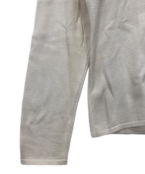 Salvatore Ferragamo（サルヴァトーレ フェラガモ）Salvatore Ferragamo (サルヴァトーレ フェラガモ) Vネックカーディガン ベージュ サイズ:Lの古着・服飾アイテム