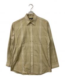 BURBERRY LONDON（バーバリーロンドン）の古着「チェックシャツ」｜ベージュ