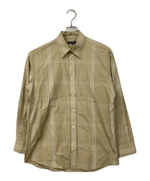 BURBERRY LONDON（バーバリーロンドン）BURBERRY LONDON (バーバリーロンドン) チェックシャツ ベージュ サイズ:Lの古着・服飾アイテム