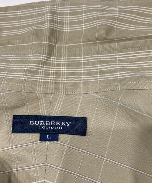 BURBERRY LONDON（バーバリーロンドン）BURBERRY LONDON (バーバリーロンドン) チェックシャツ ベージュ サイズ:Lの古着・服飾アイテム