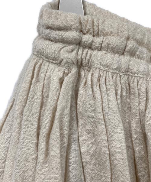 SOIL（ソイル）SOIL (ソイル) ウールリネンイージースカート ベージュ サイズ:1の古着・服飾アイテム