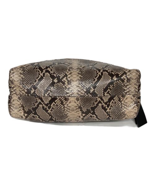 GIANNI CHIARINI（ジャンニ キアリーニ）GIANNI CHIARINI (ジャンニ キアリーニ) パイソン柄ショルダーバッグ ベージュの古着・服飾アイテム