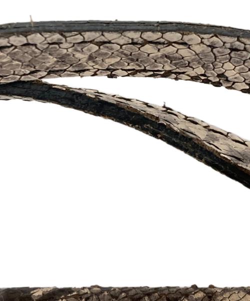 GIANNI CHIARINI（ジャンニ キアリーニ）GIANNI CHIARINI (ジャンニ キアリーニ) パイソン柄ショルダーバッグ ベージュの古着・服飾アイテム