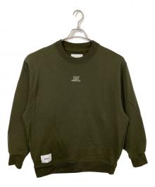 WTAPS（ダブルタップス）の古着「ロゴスウェット」｜カーキ