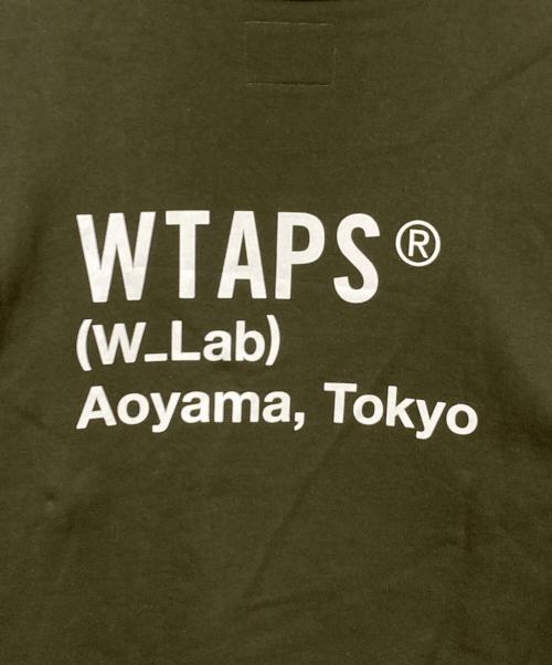 WTAPS（ダブルタップス）WTAPS (ダブルタップス) ロゴスウェット カーキ サイズ:03の古着・服飾アイテム