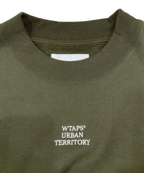 WTAPS（ダブルタップス）WTAPS (ダブルタップス) ロゴスウェット カーキ サイズ:03の古着・服飾アイテム