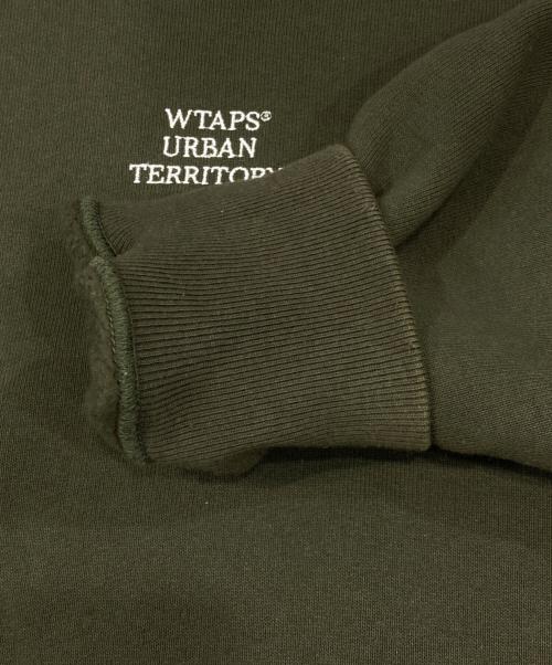 WTAPS（ダブルタップス）WTAPS (ダブルタップス) ロゴスウェット カーキ サイズ:03の古着・服飾アイテム