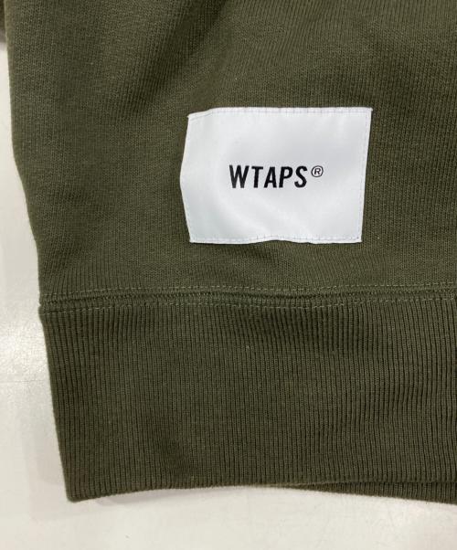 WTAPS（ダブルタップス）WTAPS (ダブルタップス) ロゴスウェット カーキ サイズ:03の古着・服飾アイテム