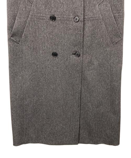 BEAUTY&YOUTH（ビューティーアンドユース）BEAUTY&YOUTH (ビューティーアンドユース) ヘリンボーンジャンパースカート グレー サイズ:XSの古着・服飾アイテム