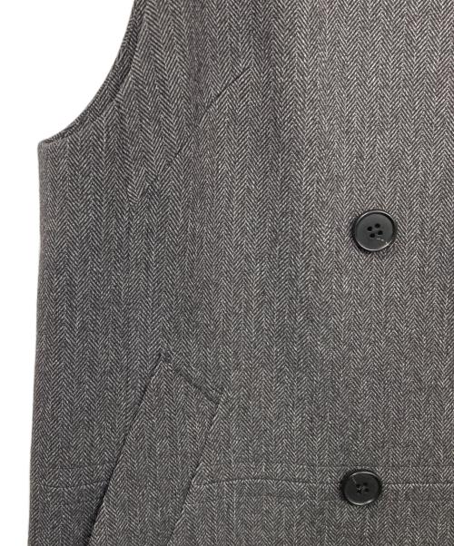 BEAUTY&YOUTH（ビューティーアンドユース）BEAUTY&YOUTH (ビューティーアンドユース) ヘリンボーンジャンパースカート グレー サイズ:XSの古着・服飾アイテム