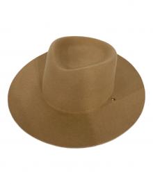 Van PALMA（ヴァンパルマ）の古着「WOOL FELT HAT GOLDPLATED CHAIN」｜ベージュ