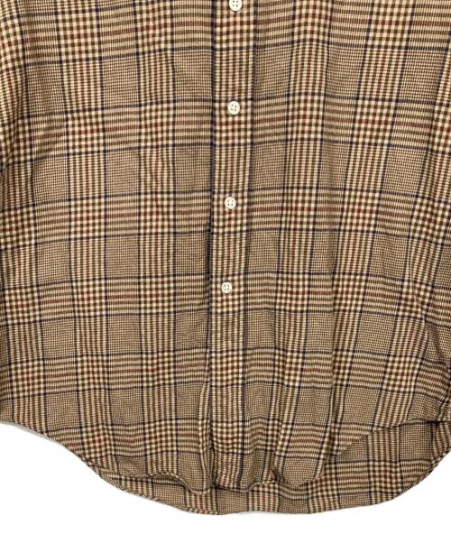 POLO RALPH LAUREN（ポロ・ラルフローレン）POLO RALPH LAUREN (ポロ・ラルフローレン) チェックBDシャツ ベージュ×ブラウン サイズ:Lの古着・服飾アイテム