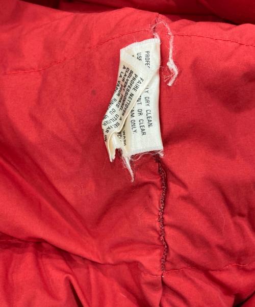 Eddie Bauer（エディーバウアー）Eddie Bauer (エディーバウアー) ダウンジャケット レッド サイズ:表記無しの古着・服飾アイテム